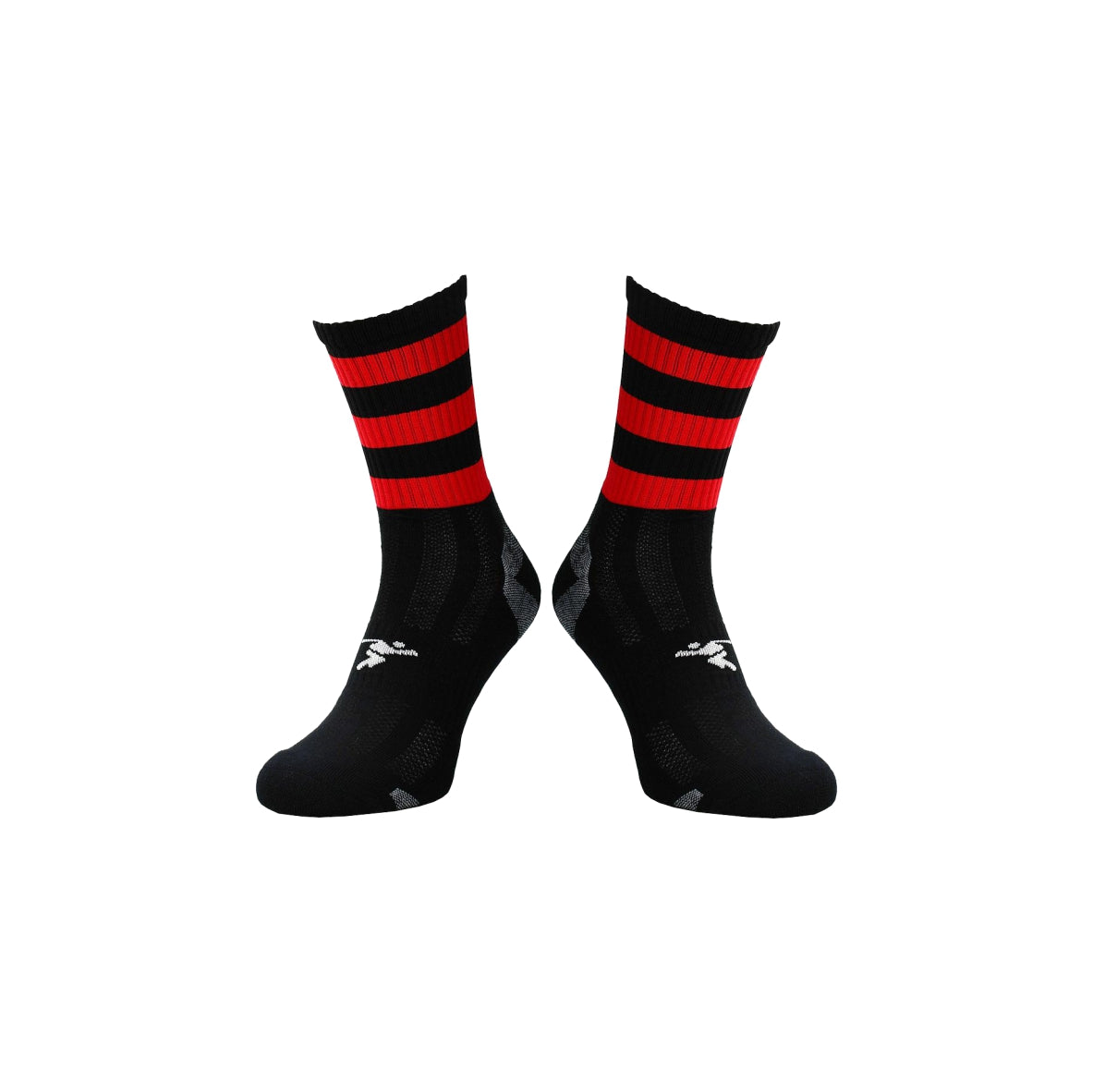 Midi Socks - Black/Red