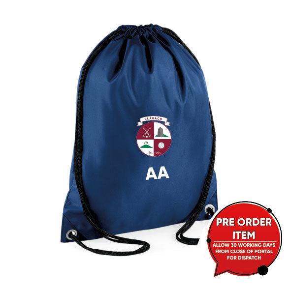 Clara LGFA - Navy Drawstring Bag