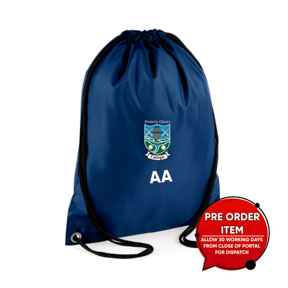 Erin's Own Camogie - Navy Drawstring Bag