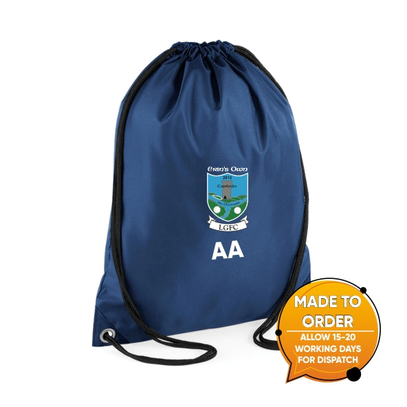 Erin's Own LGFA - Rapid Navy Drawstring Bag