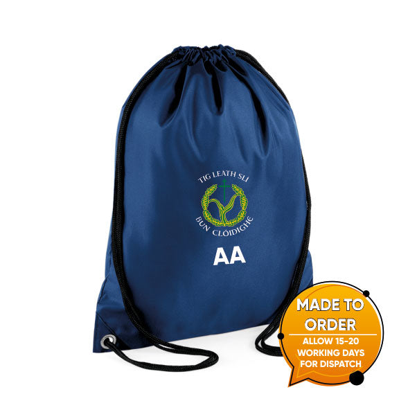 HWH Bunclody Camogie/LGFA - Rapid Navy Drawstring Bag
