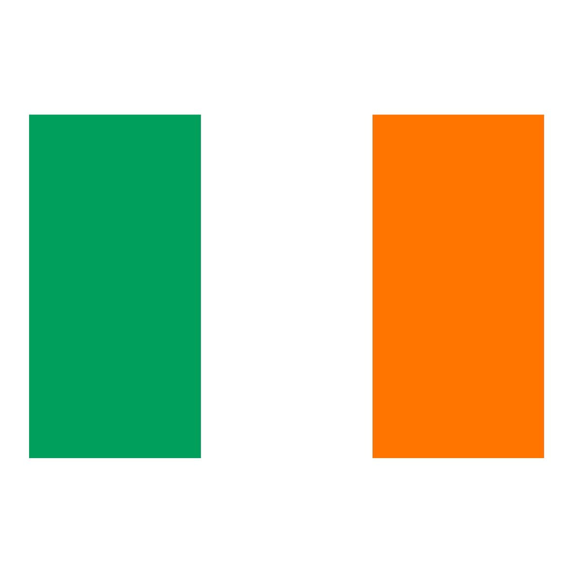 Irish Tricolour 6'x3' Heavy Weave