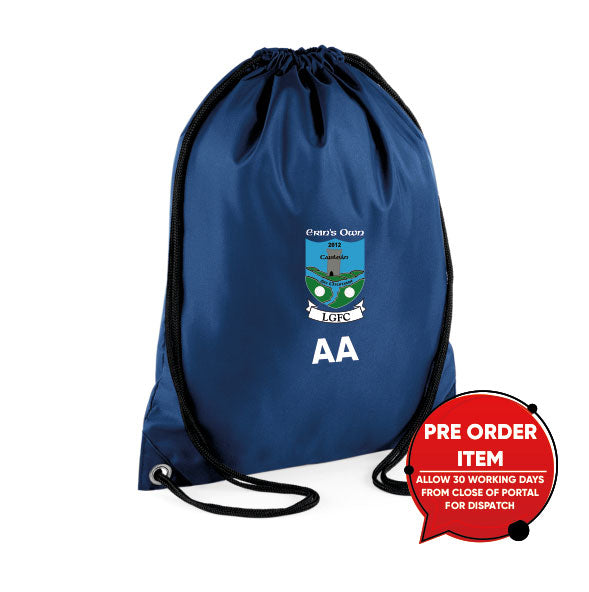 Erin's Own LGFA - Navy Drawstring Bag