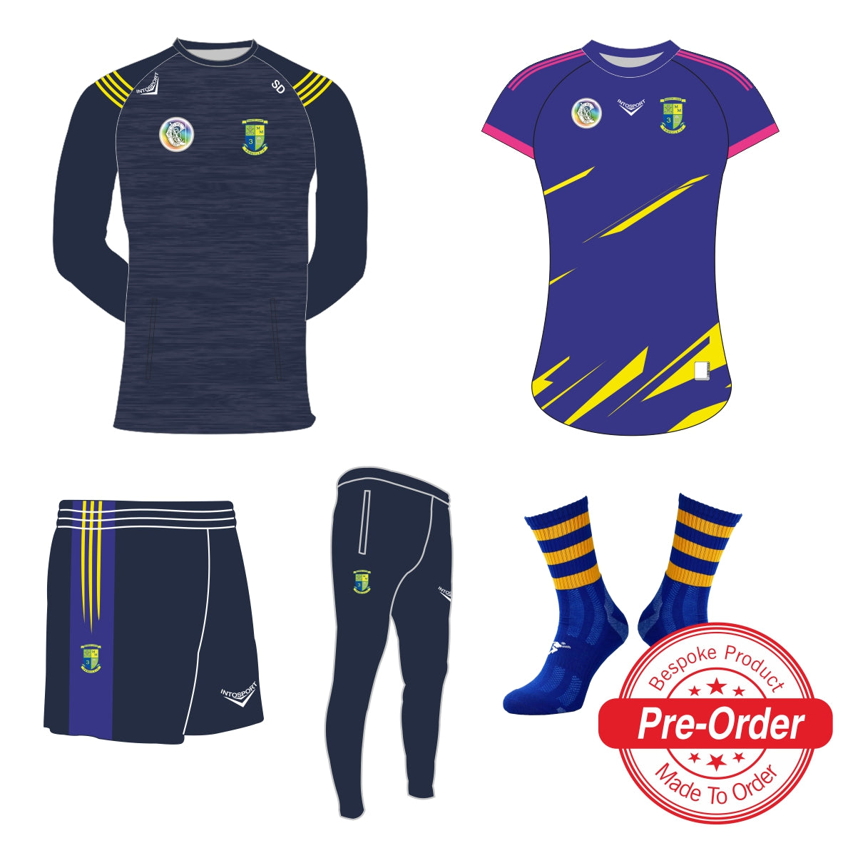 St. Lazarian's Camogie - Kid's Matchday Pack