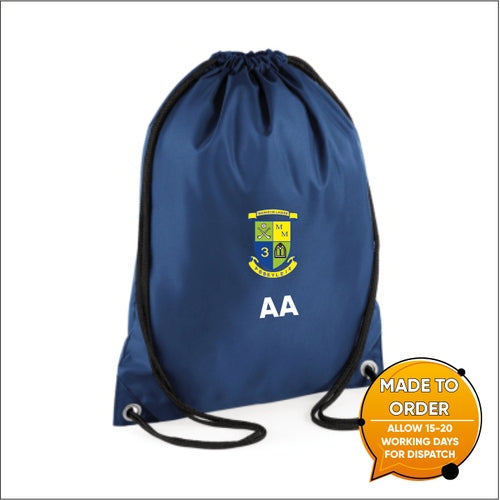 St. Lazarian's Camogie - Rapid Navy Drawstring Bag