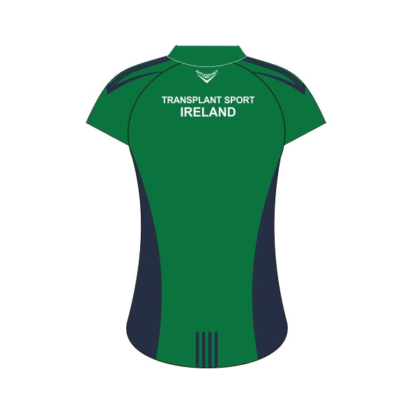 Transplant Sport Ireland - Kid's Polo Shirt Green/Navy