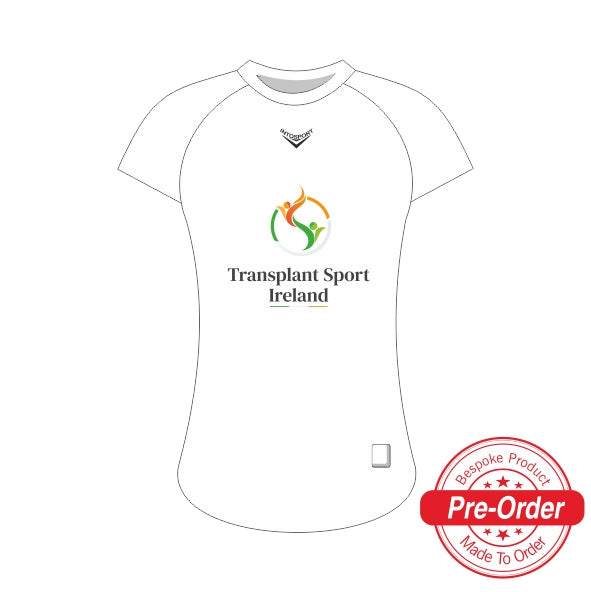 Transplant Sport Ireland - Adult Training Jersey White