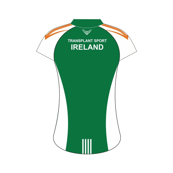 Transplant Sport Ireland - Adult Polo Shirt Green/White