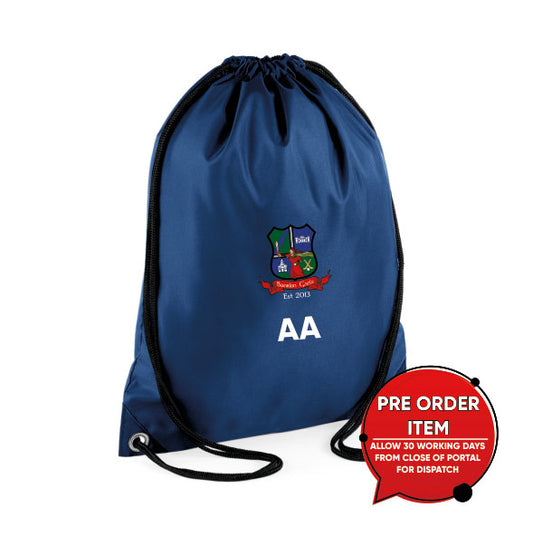 Banríon Gaels Camogie - Navy Drawstring Bag