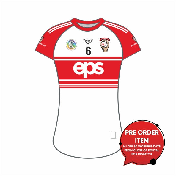 Banteer Camogie - Kid's Playing Away Jersey White