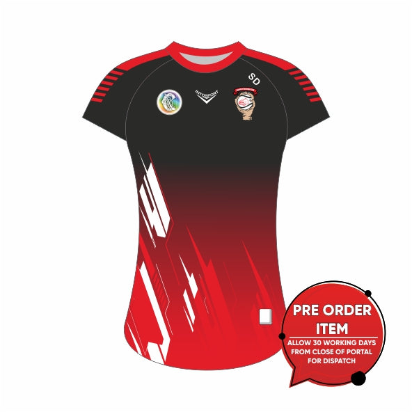 Banteer Camogie - Kid's Training Jersey Black