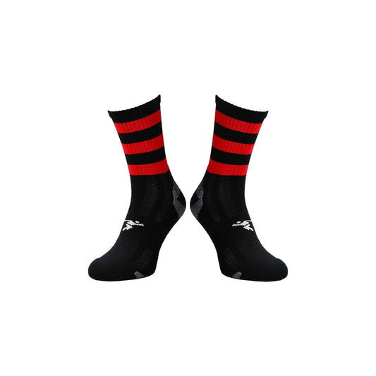 Midi Socks - Black/Red