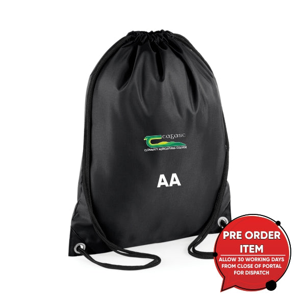 Clonakilty College - Black Drawstring Bag