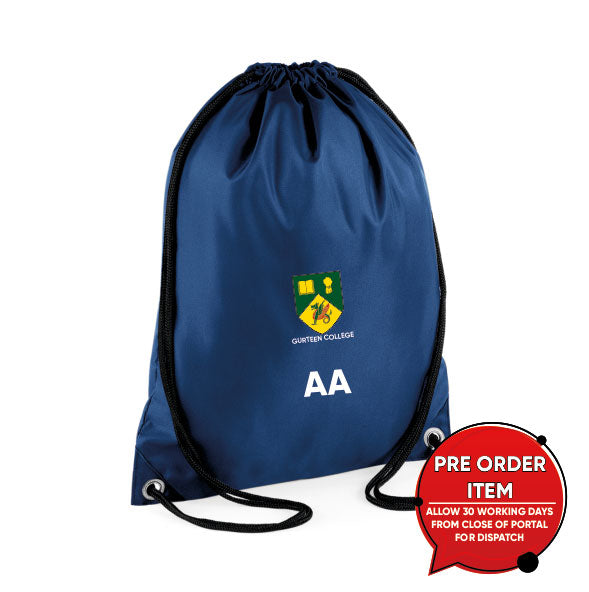 Gurteen College - Navy Drawstring Bag