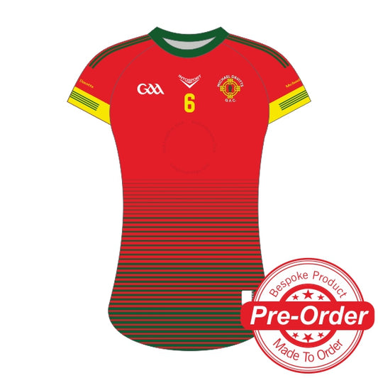 Michael Davitts GAA - Adult Playing Jersey Away Red