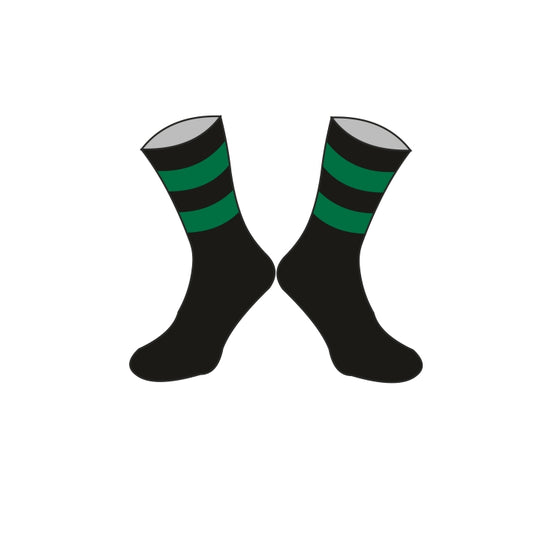 Midi Socks - Black/Green