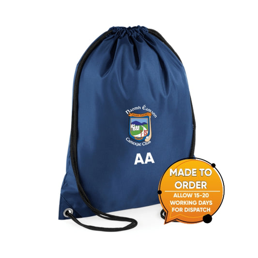 Naomh Éamann Camogie - Rapid Navy Drawstring Bag