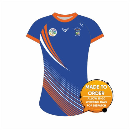 Naomh Éamann Camogie - Rapid Kid's Training Jersey Royal