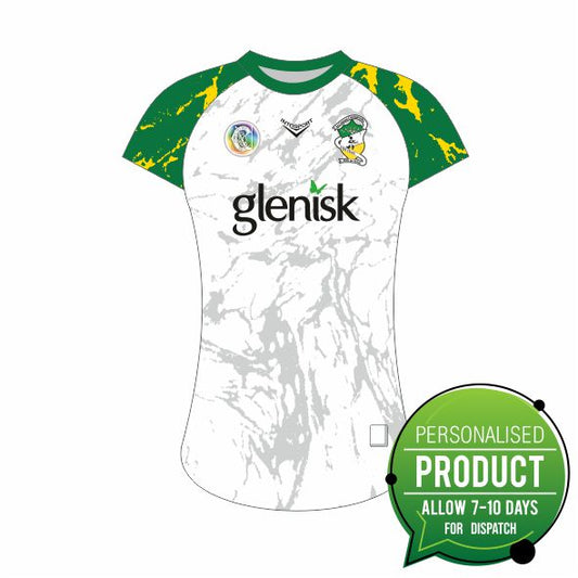 Offaly Camogie - Tailored Fit Training Jersey WHITE