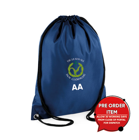 HWH Bunclody Camogie/LGFA - Navy Drawstring Bag