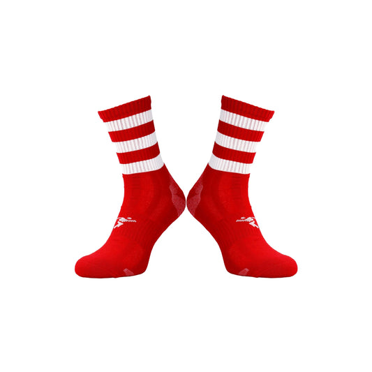Midi Socks - Red/White