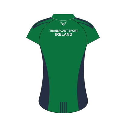 Transplant Sport Ireland - Kid's Polo Shirt Green/Navy