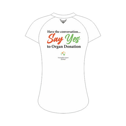 Transplant Sport Ireland - Adult Training Jersey White