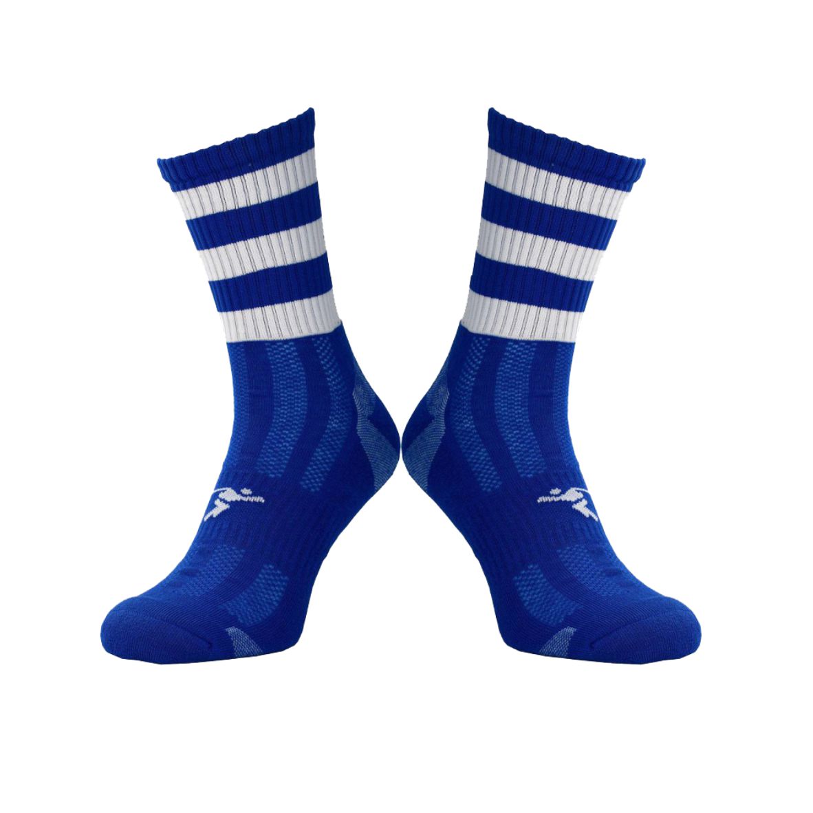 Kid's Midi Socks - Blue/White
